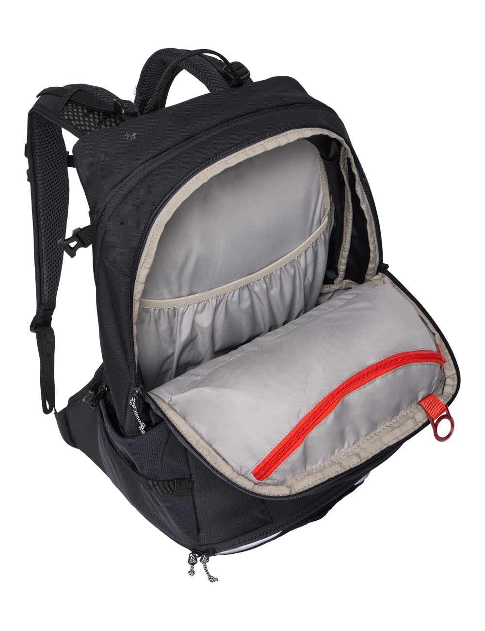 VAUDE Bike Alpin 28+5 Mountainbikerucksack – Schwarz 2