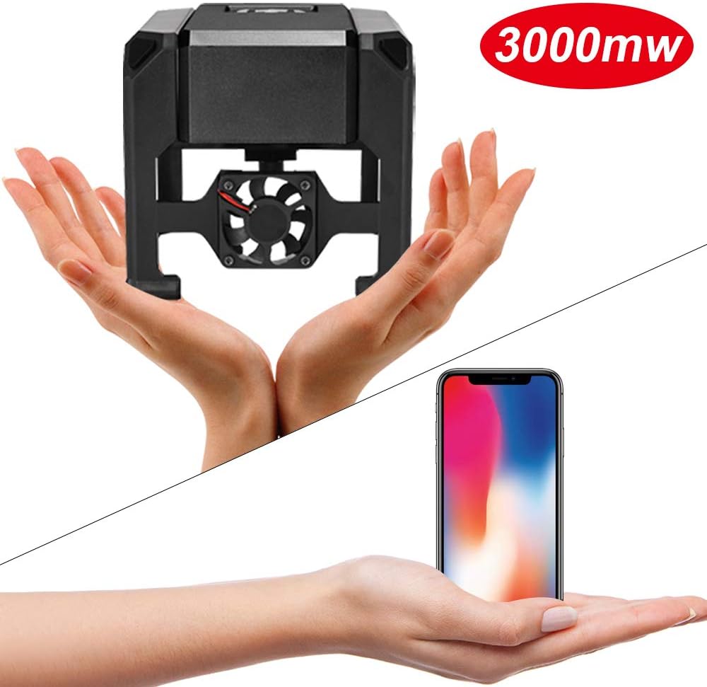 Grabador láser 3000mw K5 Mini impresora de grabado