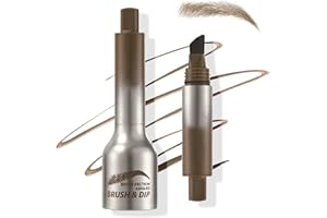 GAVOSY Brow Fection 4d Eyebrow Pen, Brow Brush, Instant Brow Brush, Liquid Eyebrow Brush, Long Lasting Quick Drying, Hair-like Eyebrow Pencil, Waterproof, for Natural-Looking Contouring (Taupe)