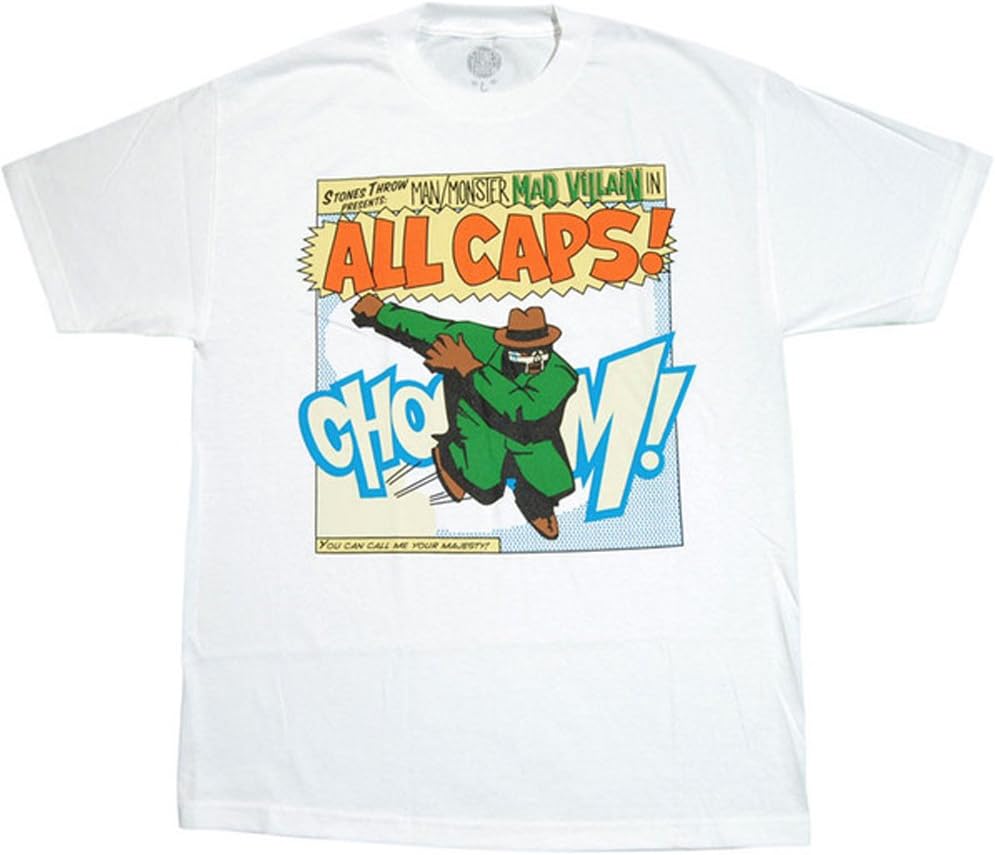 Stones Throw: Madvillian All Caps Shirt - Black