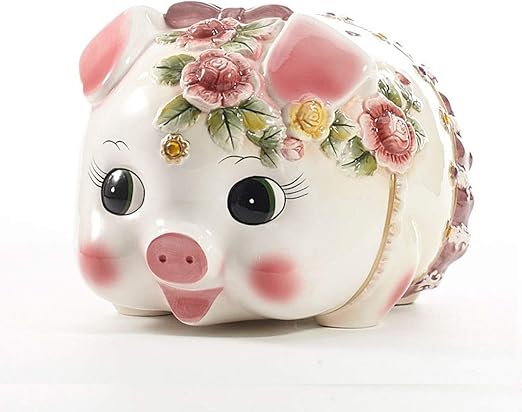 Amazon Com Piggy Bank Living Room Decoration Ceramic Piggy Bank