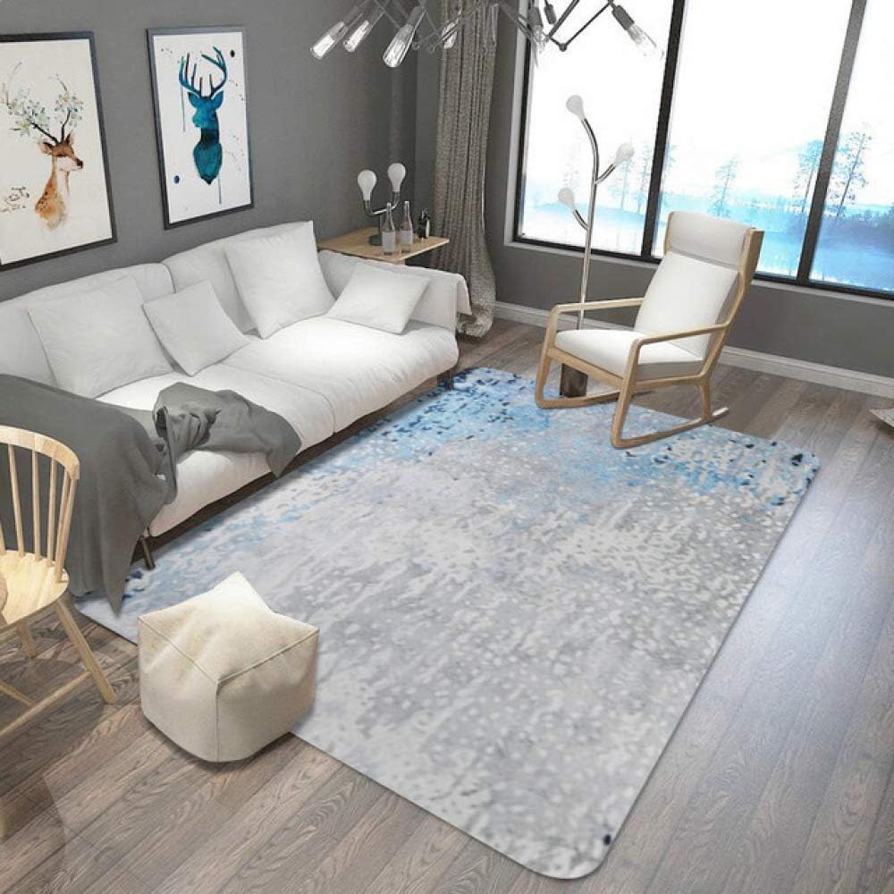 KFEKDT Nordic Style Large Living Room Carpet Crystal Velvet Non-Slip Restaurant Floor Mat Bedside Carpet Quicksand Room Carpet No-4 120x180cm