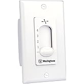 Westinghouse 7787200 Ceiling Fan Wall Control, White