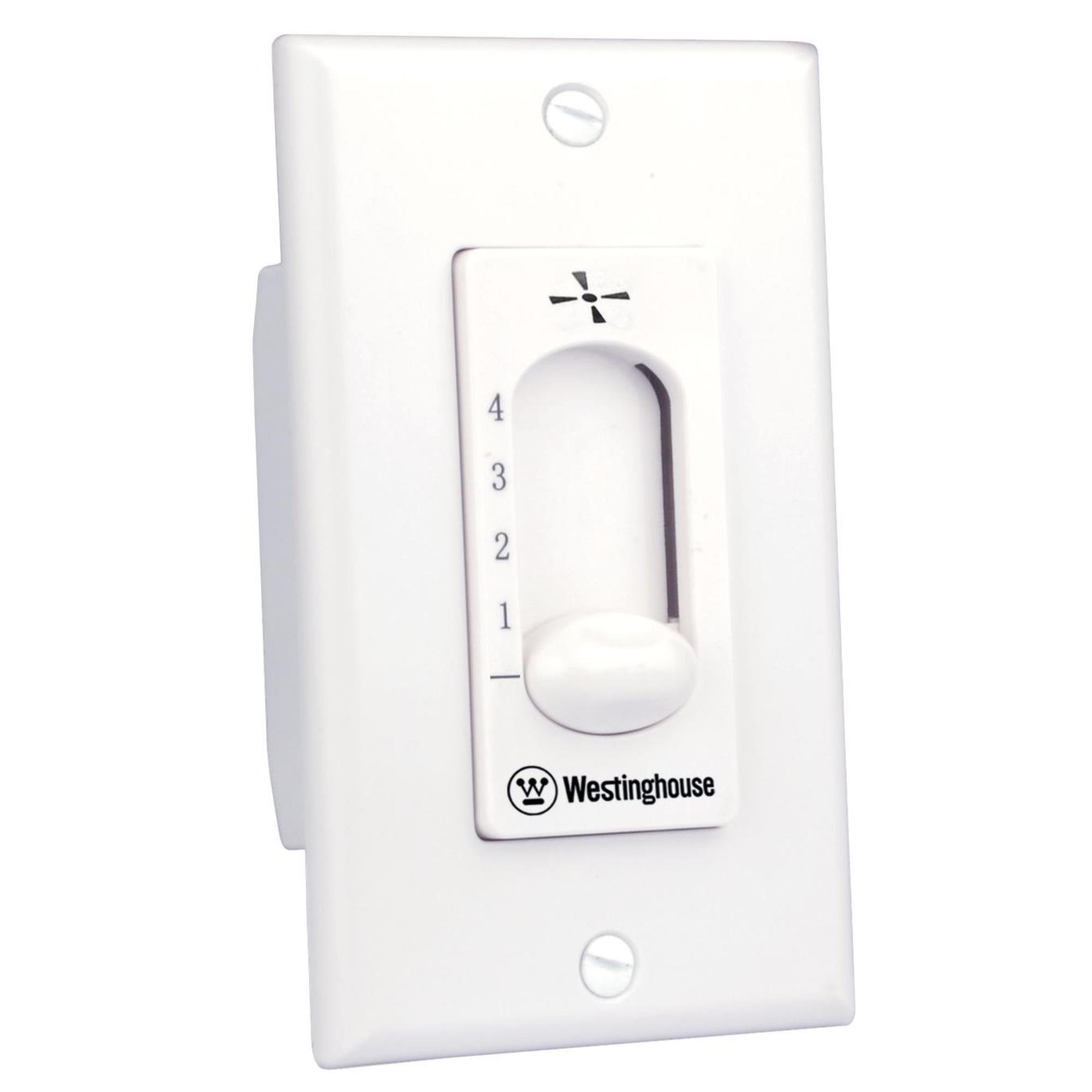 Photo 1 of Westinghouse 7787200 Ceiling Fan Wall Control , White