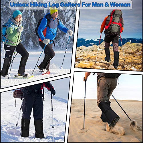 image for EnergeticSky Leg Gaiters Waterproof Snow Boot Gaiters for Men and Wome