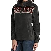 Cinch Women's Charcoal Polar Fleece Pullover Charcoal L