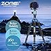 ZOMEi Tall Tripod,Camera Tripod for DSLR, Z818 Tripods for Cameras 65'' Aluminium Alloy Monopod with 360 Panorama Ball Head Quick Release Plate Ball for DSLR Canon Sony Nikon Cameras(Blue)