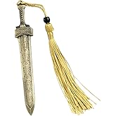 Sword Bookmark, Metal Bookmark, Bookmarks with Tassels, Your Reading Assistants, Classroom Prizes, Men Bookmarks, Office School Library Bookstore Home (Bronze)