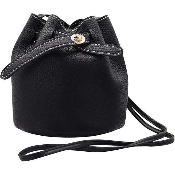 Amazon.com: Small Leather Drawstring Bucket Bag Hobo Bucket Bags