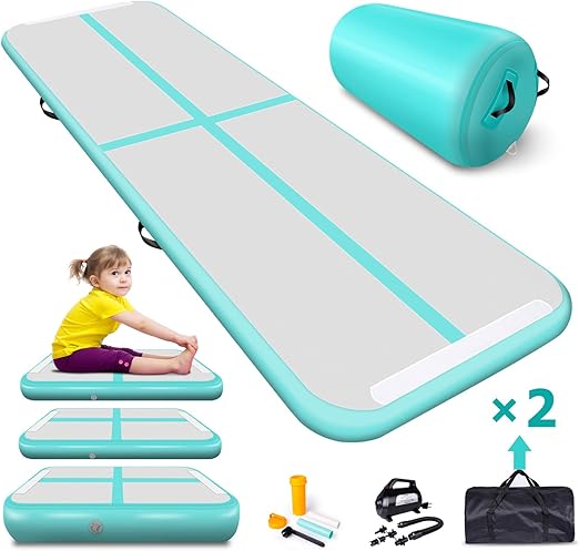 Tappetino Gonfiabile CNSPORT Per Ginnastica - Air Track 3x0.9m, PVC Resistente - Foto 6