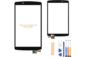 A-MIND Compatible with LG G Pad F 8.0 V495 V496 Touch Screen Replacement,for LG G Pad F 8.0 V495 V496 Touch Screen Panel Repair Parts Kit,with Tempered Glass+Tools(Black)