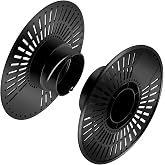 Howarx Reusable Filament Spool, Universal Fit High-Temp ABS Quick-Lock | Reusable Empty Spool For Spoolless 3D Printing Filament Refills; Industrial ABS Endures Drying Heat; Any-Angle Quick-Lock