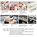 Magnetic Phone Car Mount,Universal 360 Rotation Magnetic Car Cell Phone Stand Holder Ring 2 in 1 Metal Finger Ring Grip Phone Stand Holder For Smartphones iPhone 7 7S 6S 6 Plus Black (New Style 2.0)