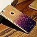 iPhone 6 Plus Case, Beauty shine Glitter Soft case Candy Soft TPU Gel Phone Cover Case Fashion Bright Soft Border Protective Back Cover for iphone 6/6s plus 5.5 inch (Purple)
