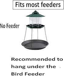 Bird Seed Catcher Tray Platform Feeder Hanging Tray
