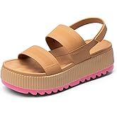DREAM PAIRS Women's Platform Water Sandals Adjustable Lightweight Waterproof Summer Beach Wedge Chunky Sandals