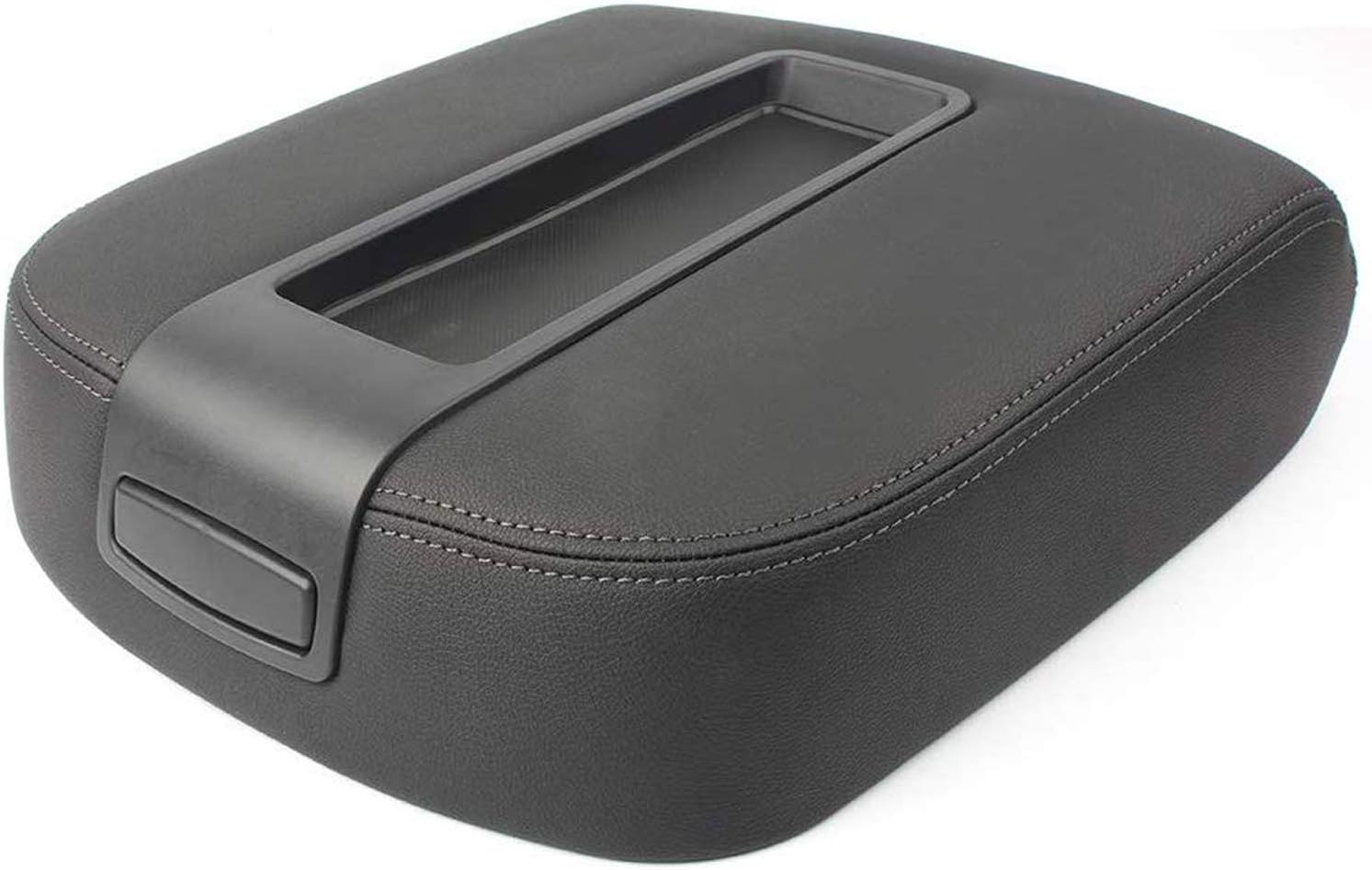 Darwenxy Black Center Console Lid Armrest Cover for Chevy Avalanche Silverado Tahoe GMC Yukon XL Sierra 2007-2014 Armrest Center Console Cover Lid Kit  15217111, 15941534, 19328718