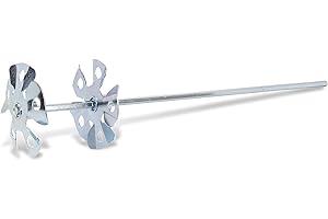 WALBOARD WAL-BOARD TOOLS Power Mixer, 2 Adjustable 5 Inch Wheels, Made In The USA, Mortar and Mud Eggbeater, 081-001