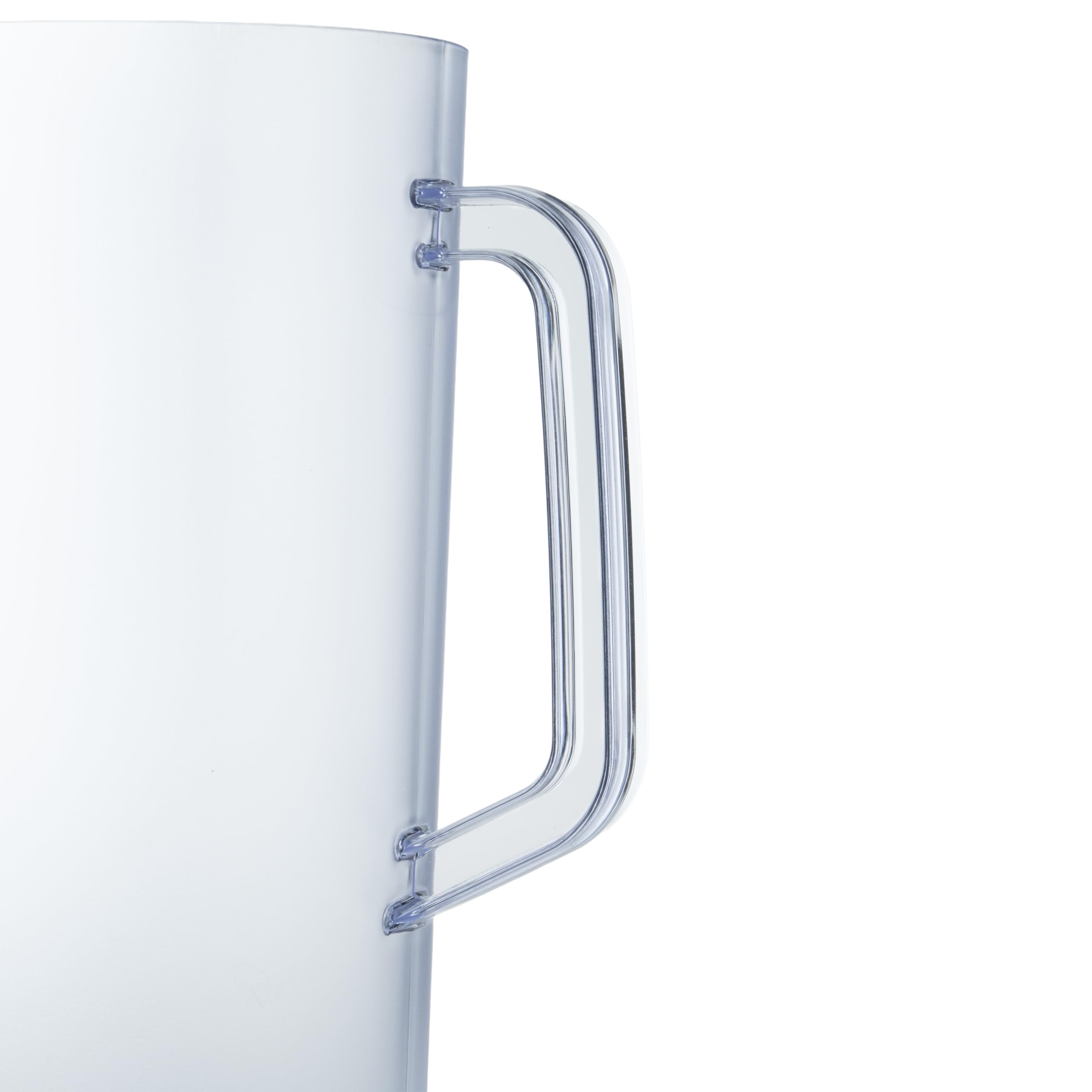 G.E.T. Heavy-Duty 1 Gallon Plastic Pitcher with Lid, Clear, BPA Free