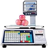 VisionTechShop DLP-300 Label Printing Scale Pole Display, 30/60lbs Capacity, 0.01/0.02lbs, NTEP Legal for Trade