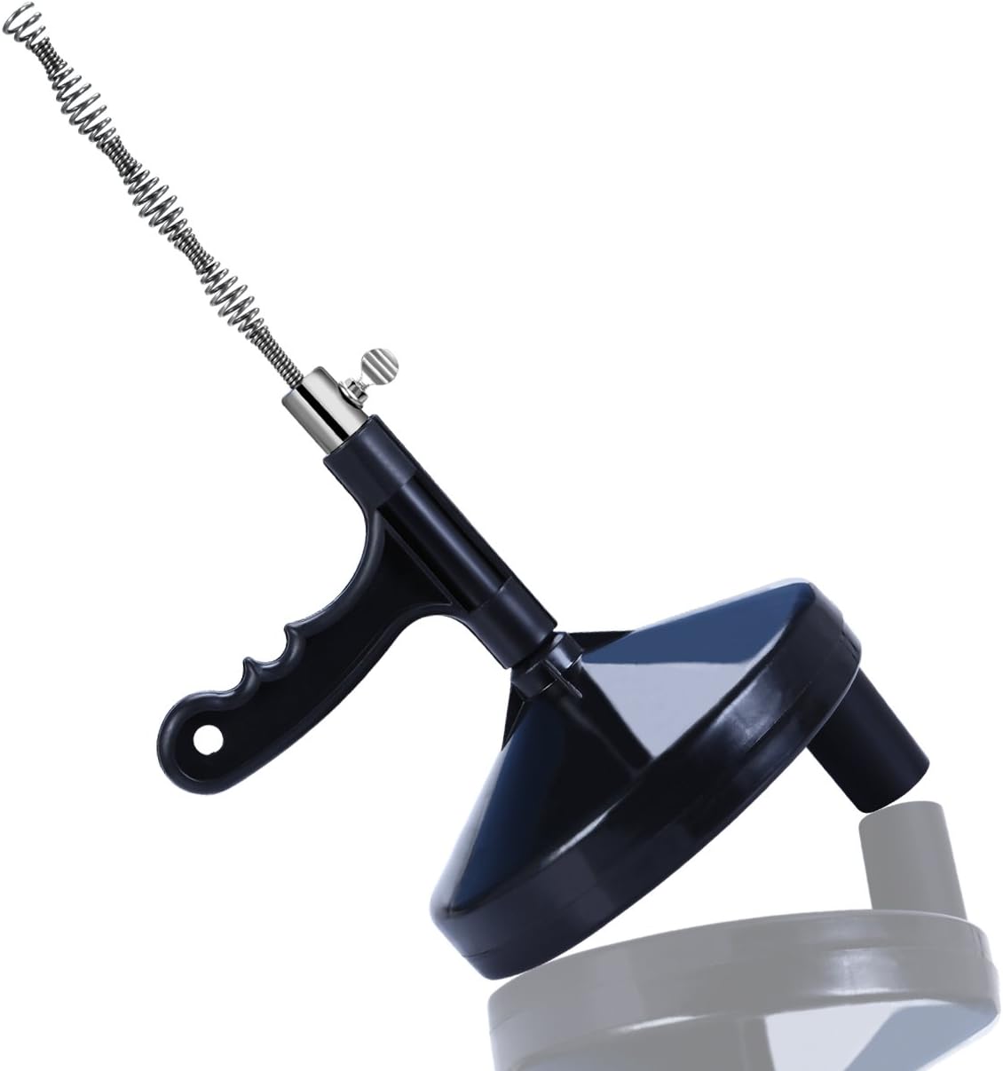 Carrolner Drain Auger Snake Clog Remover for Bathroom Tub Toilet&Kitchen Sink Pipe Cleaner with 13 ft Cable