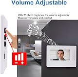 Kadongli 7" Video Doorbell Intercom System 2 Monitors RFID Access Control HD view 2