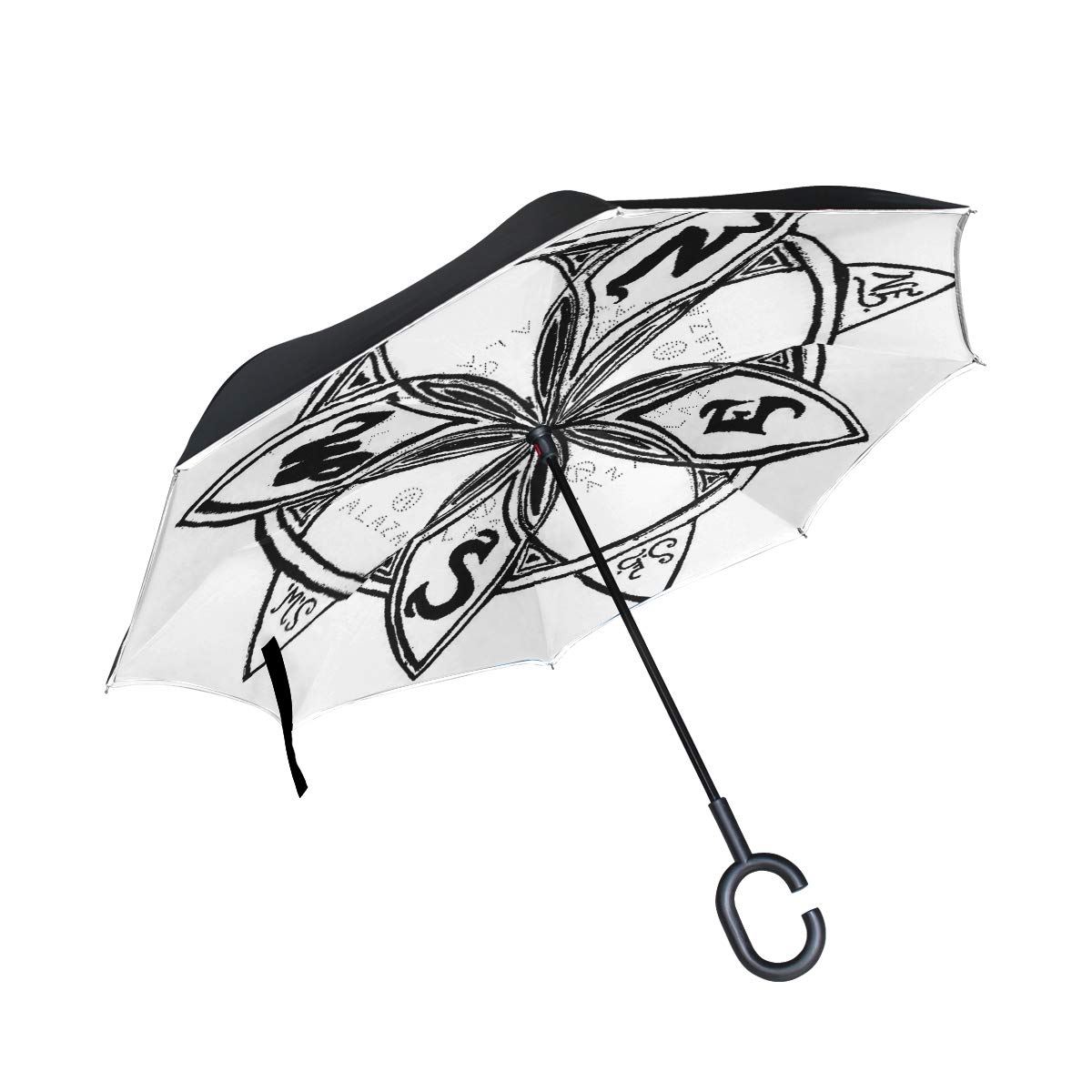 激安本物 ゴルフ傘 マンガ Size One All 反転傘 雨 カラー8 車 B07lbxv36v ブラック 旅行 リバーシブル 反転傘 ゴルフ ウェルカム モンスター アウトドア Agree 100 の保証 Www Aiq Aiq Com Mx
