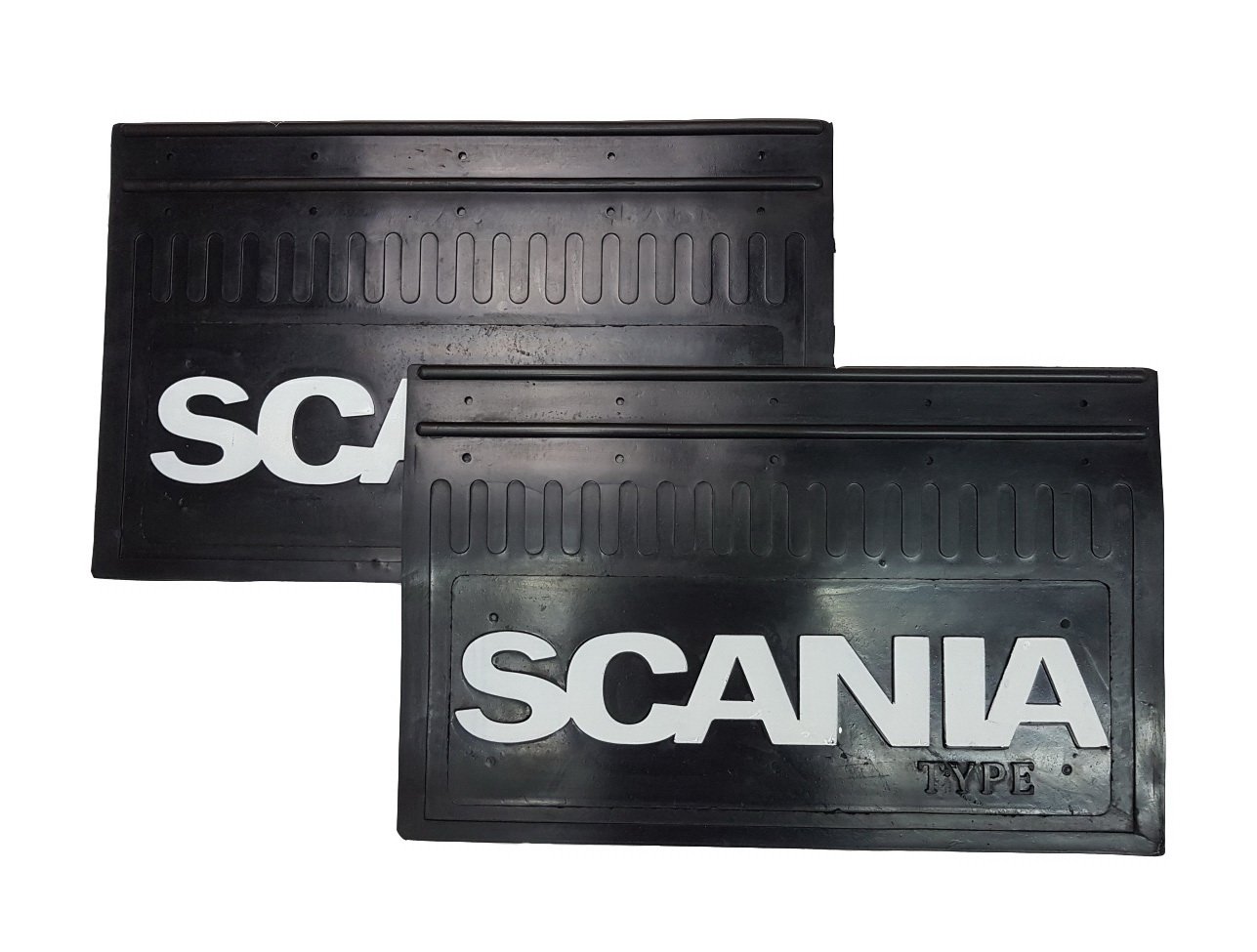 Set of 2 Pcs. Heavy Duty FRONT Rubber Mudguards Mud Flaps with