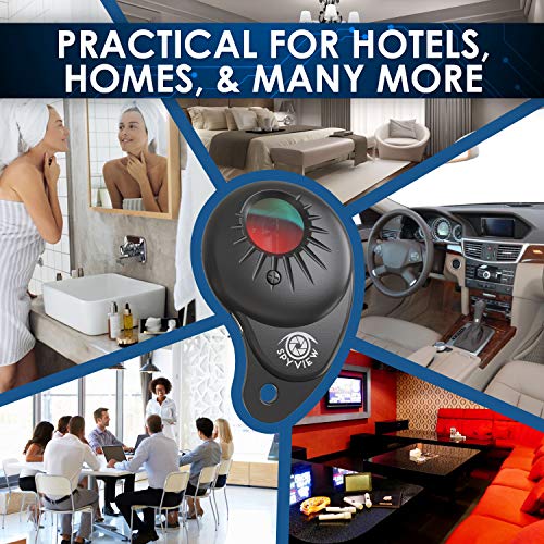 SpyView Compact Hidden Camera Detectors Camera Detector for Hotels, AirBnbs & Dressing Rooms