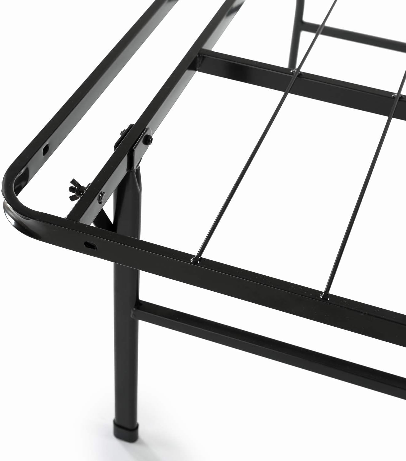 Zinus Casey 18-Inch SmartBase Mattress Foundation | 4" High Extra for under bed storage | No box spring required | Queen: Furniture & Decor