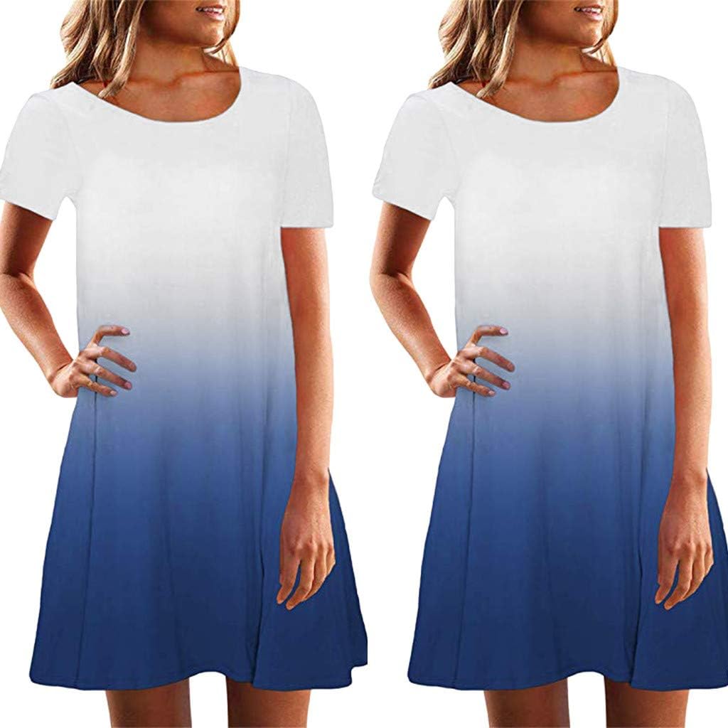 casual ombre dress