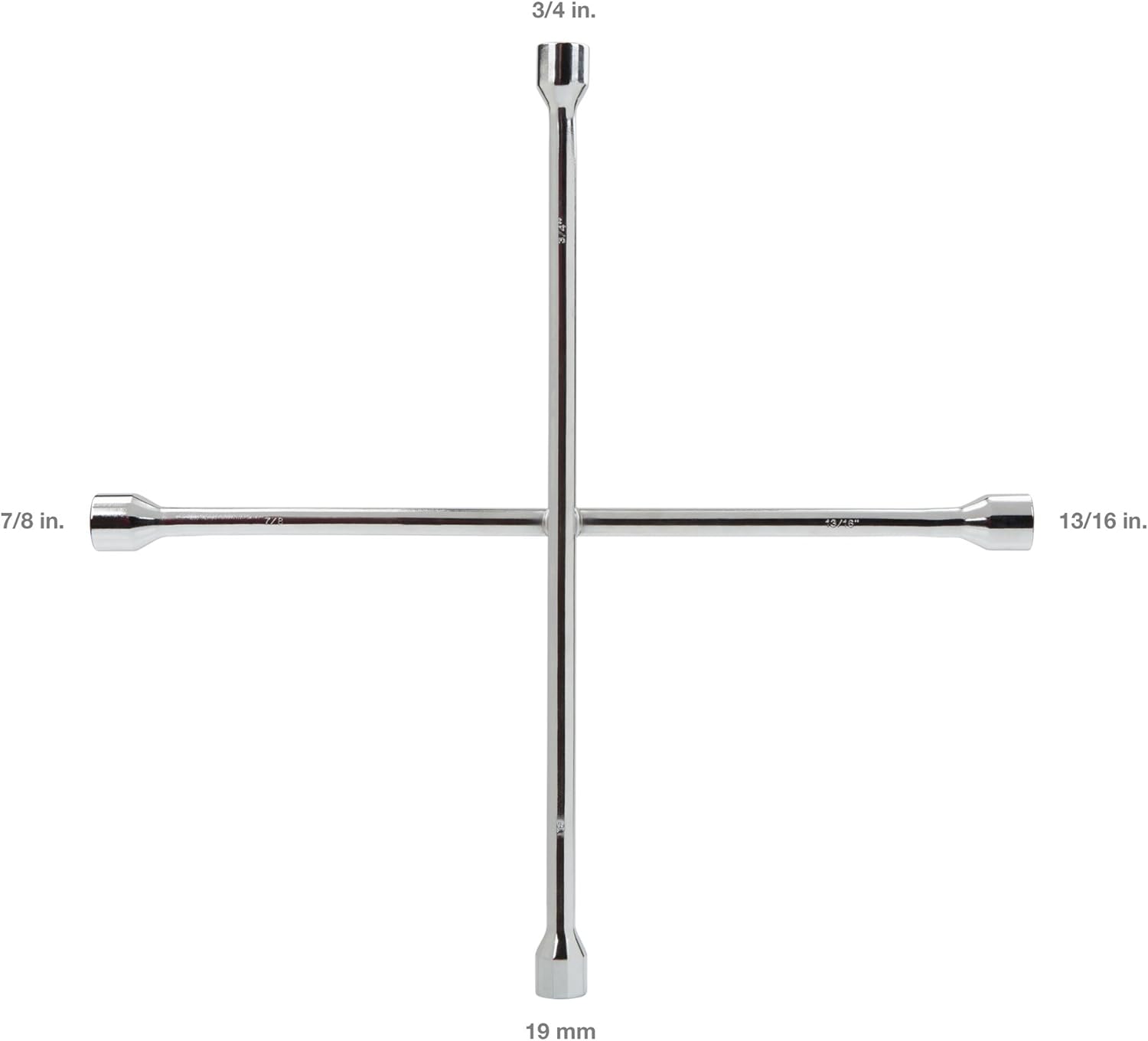 TEKTON 5975 20-Inch 4-Way Lug Wrench - - 