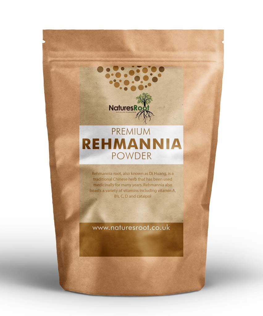 Nature’s Root Premium Rehmannia Powder 125g - Prepared Rehmannia Glutinosa Root Powder, Shu Di Huang | Longevity & Wellness Tonic | Herbal Supplement for Traditional Chinese Medicine - 1 Pack