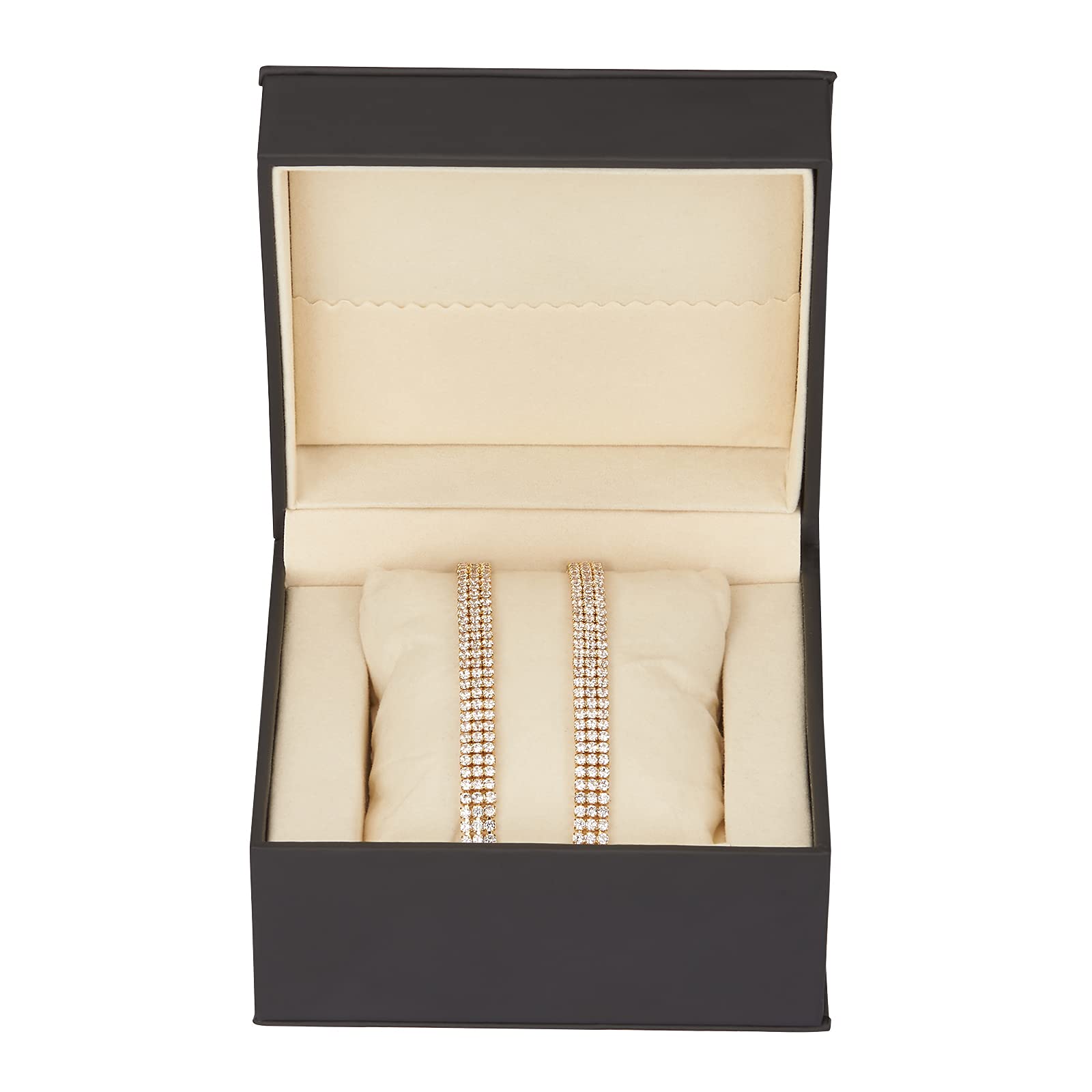 Luxury Black Single Watch Gift Box with Pillow PU Leather Wristwatch Display Case Organizer for Men