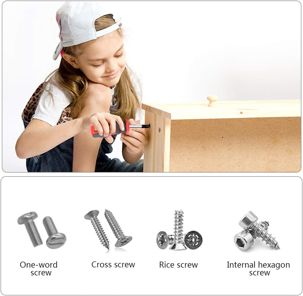 Screwdriver Set, XOOL Professional Screwdriver Set with Case, Torx Phillips Slotted Hex Pozi Non-Slip Precision Screwdriver Set, 42 PCS Heavy Duty Magnetic Tips for Home Repair,Improvement,Craft: Home Improvement