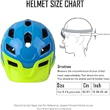 Exclusky Kids Bike Helmet 50-57cm Adjustable Light Blue 5-13 Years view 2