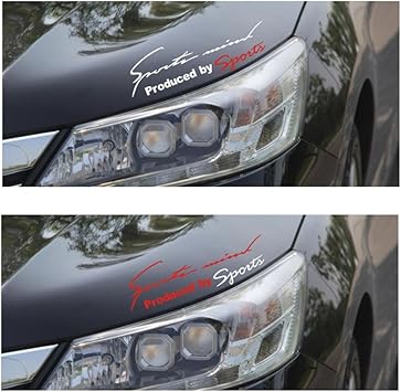 Amazon パーソナリティオートスポーツ車ステッカー車eyebrowステッカー英語文字デカール装飾車アクセサリー ホーム キッチン 通販