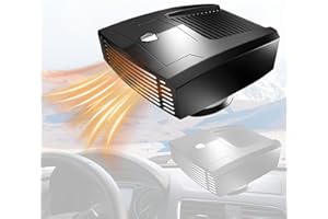 ACETEND Portable Car Heater Fan,Anti-Fog 12V Car Fan Windshield Defroster Automobile Heater Warmer Vehicle Demister Fast 2 In