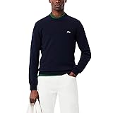 Lacoste Men's Long Sleeve Crewneck Cotton Jersey