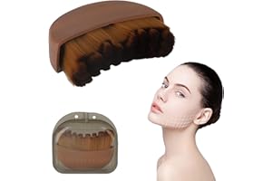 GKOKG New Lymphatic Contour Face Brush with Super Soft Bristles, Reduces Swelling, Ergonomic Facial Contour Massager, Portable Beauty Tool Precisely Adheres to The Skin and Relieves Fatigue (Count, 1)