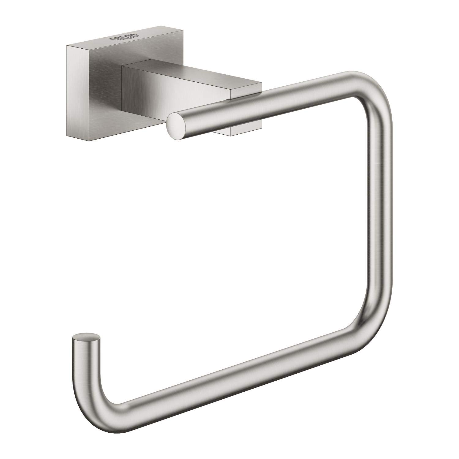 GROHE Essentials Cube New Toilet Roll Holder Supersteel 40507DC1