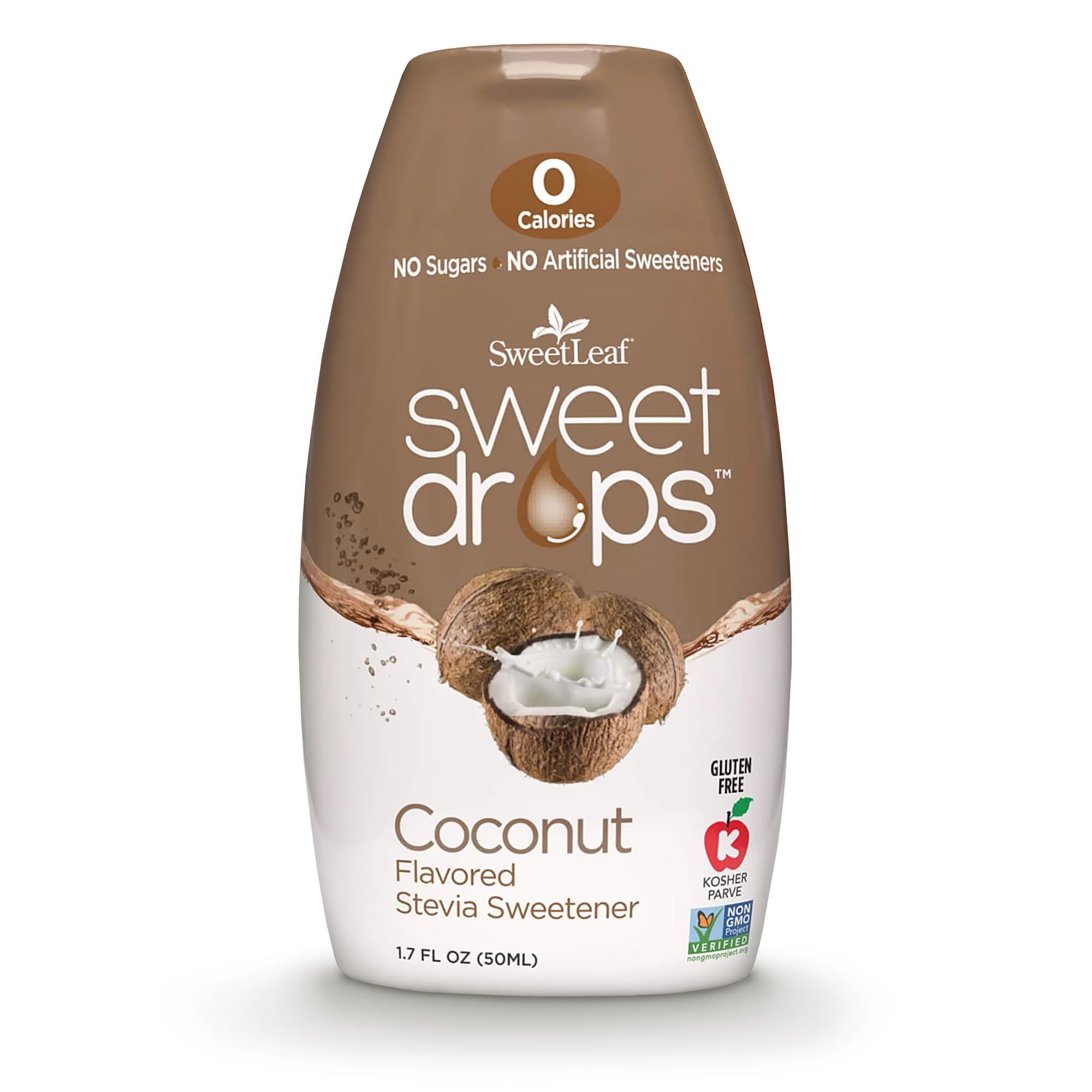 SweetLeaf Sweet Drops Liquid Stevia Sweetener, Coconut, 1.7 Ounce