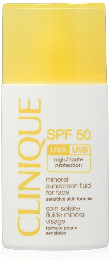 clinique spf 50 mineral sunscreen fluid for face review