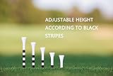 Zivisk Bamboo Golf Tees 70mm 100 Count White 2-3/4 Inch Wooden Tees view 3