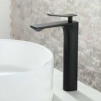 Beelee Single Hanle Single Hole Bathroom Vanity Sink Tall Faucet Painting Black Amazon Com Industrial Scientific