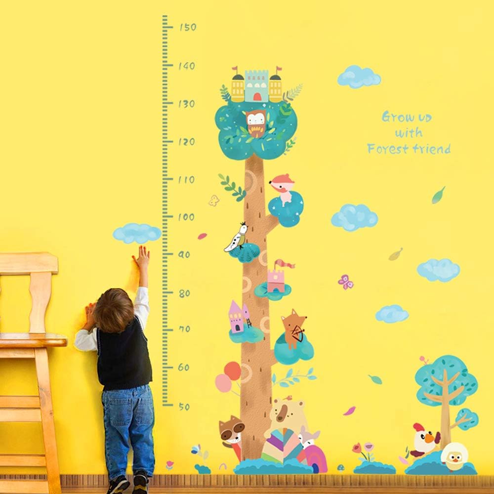 Purekay Alghe Tartaruga Oceaniche Adesivi da Parete Adesivi Murali Sotto il Mare Pesci Marina Baseboard Decorazione Murale Bagno Camerette Bambini Camera da Letto