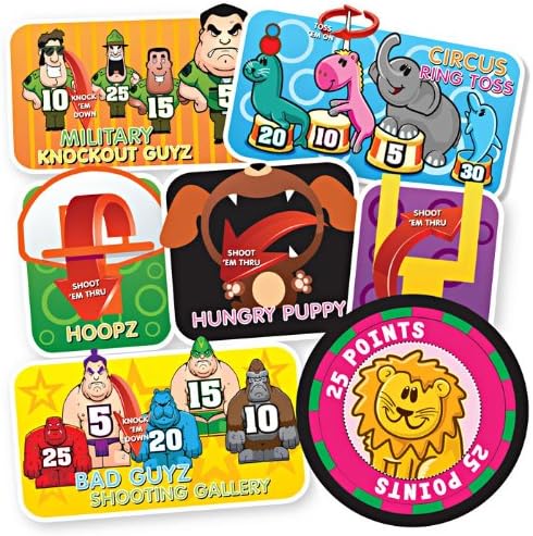Banditz Games Rubber Band Carnival Game Set Includes 24 Rubber Bandz!