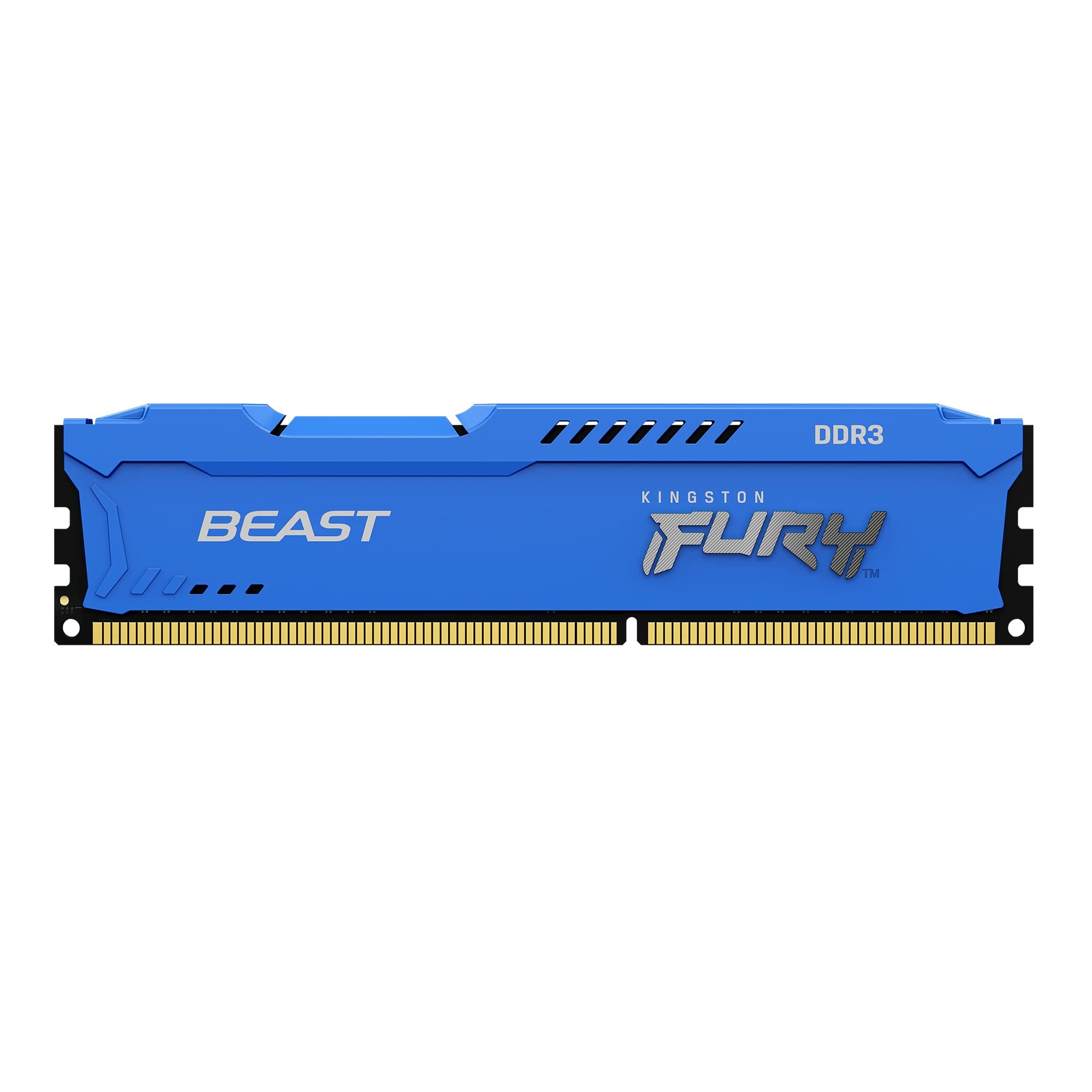 Kingston FURY Beast Blue 4 GB 1866 MHz DDR3 CL10 Desktop Memory Single Module KF318C10B/4