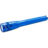 Maglite Mini Maglite Pro LED Flashlight, 332 Lumens, 2 AA, Blue | Compact 332-lumen performance and legendary Maglite design with spot-to-flood focus, Candle Mode, Batteries and Belt Holster.