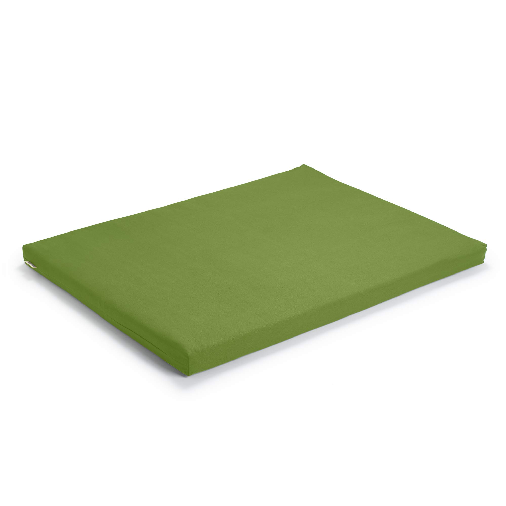 basaho Zabuton Meditation Mat | Organic Cotton | Recycled Fibre Filling (Leaf)